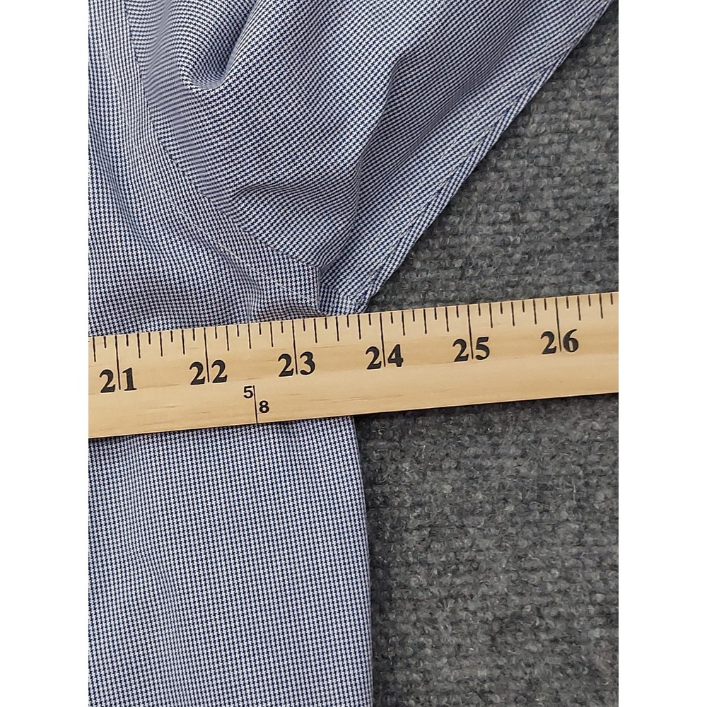 Lot 2 Brooks Brothers Shirt Mens 16.5 2/3 Blue Check Button Down Long Sleeve - Picture 8 of 13